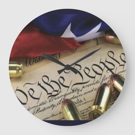 Declaration of Independence   ラージ壁時計 (正面)