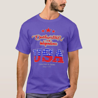 Declaration of Independence 1776 Independence Day  Tシャツ