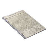 Declaration of Independence Notebook ノートブック (右側)