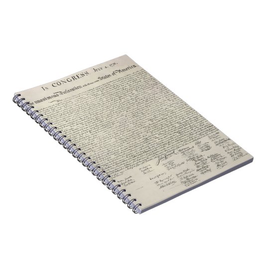 Declaration of Independence Notebook ノートブック (右側)