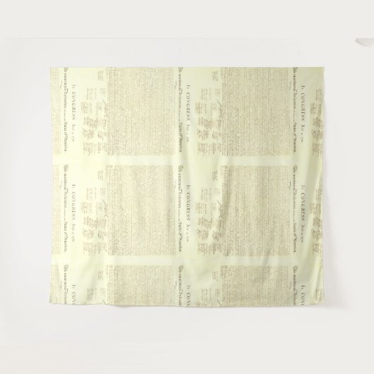 Declaration of Independence Pattern  タペストリー (正面(横))