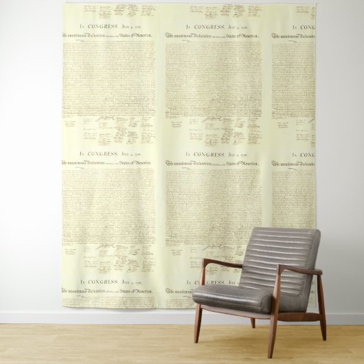 Declaration of Independence Pattern  タペストリー (インサイチュ)