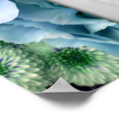 Declaration of Love Blue Picture Poster ポスター (角)