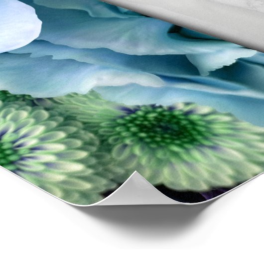 Declaration of Love Blue Picture Poster ポスター (角)