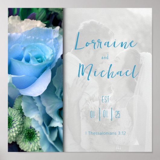 Declaration of Love Blue Picture Poster ポスター (正面)