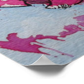 Declining Zinnia 001 / Artist Larry Lerew ポスター (角)