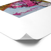 Declining Zinnia 001 / Artist Larry Lerew ポスター (角)