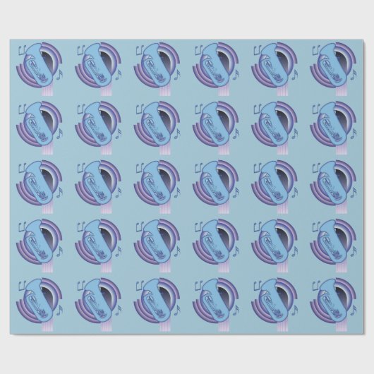 Decoのテューバ ラッピングペーパー (フラット)