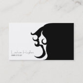 Decoのモダンな美容師 名刺 (正面)