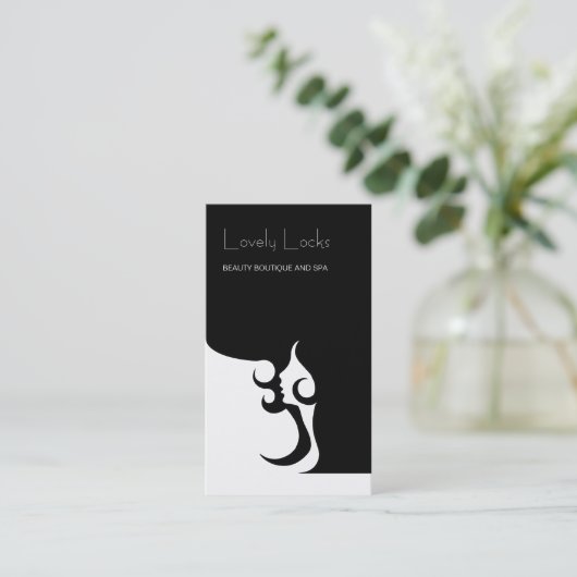 Decoのモダンの美容師 名刺 (スタンド正面)