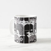 decoの人形のマグ2 コーヒーマグカップ (正面左)
