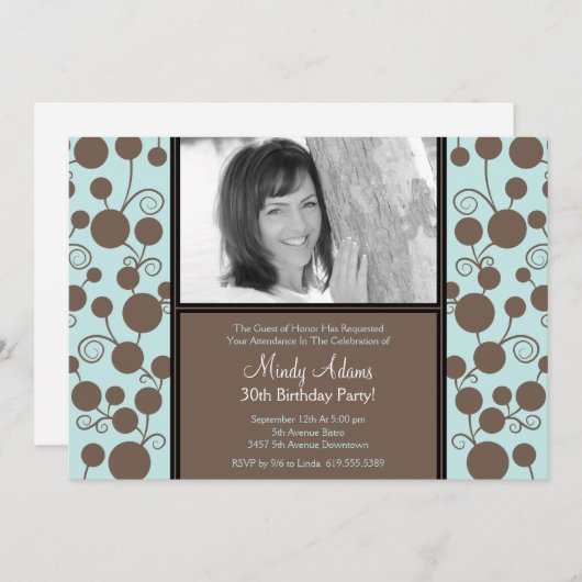 Decoの写真 招待状 (正面/裏面)