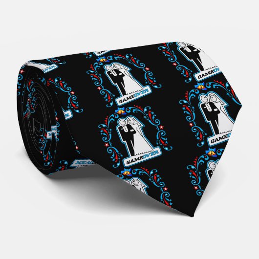 Decoの結婚式の新郎新婦上のゲーム ネクタイ (ロール)