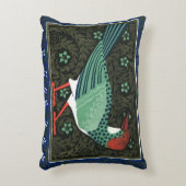 Decoは絵を描きました鳥の枕16"をx12 " アクセントクッション (正面(垂直))