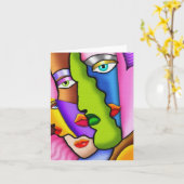 Decoは"美しい顔"のメッセージカードを抽出します カード (黄色い花)