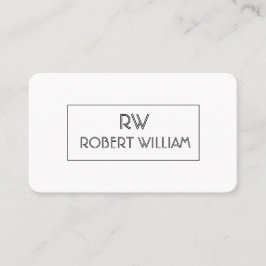 Decoスタイルピクセルミニマリストプロフェッショナル 名刺