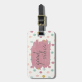 Deco柔らかいIVの|よい感情 ラゲッジタグ (正面縦)