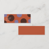 Deco A2のプロフィールカード スキニー名刺 (正面/裏面)