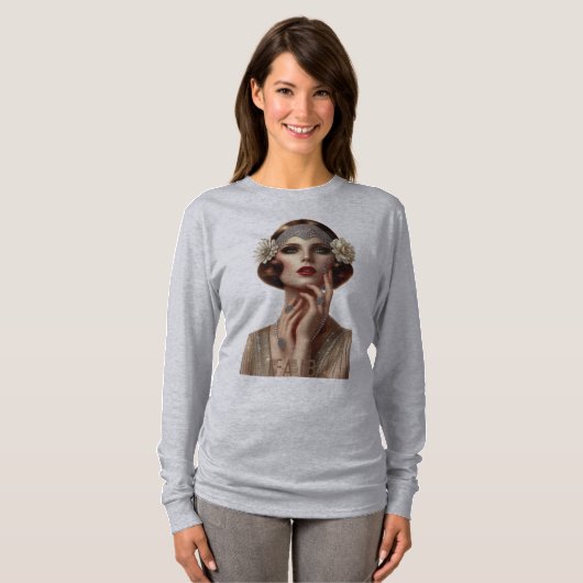 DECO DIVAシャツ（グレー） Tシャツ (正面フル)