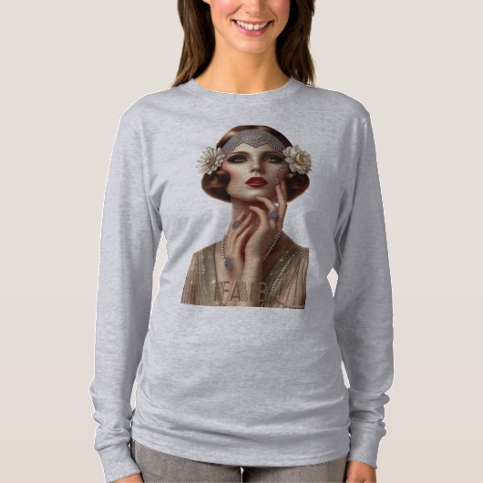 DECO DIVAシャツ（グレー） Tシャツ (正面)