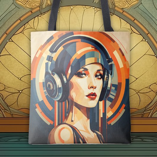 Deco Glamour Reimagined トートバッグ