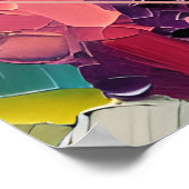 Deco Groovy Oil Painting 結婚's Welcome ポスター (角)