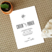 Deco Palm ・ミニマルなBoho Chic ・目的地 招待状