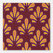 Deco Ploomf Yellow 壁紙 (正面)