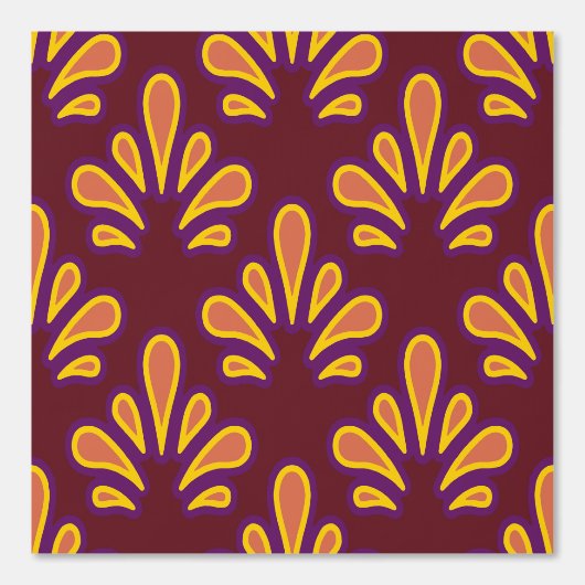 Deco Ploomf Yellow 壁紙 (正面)