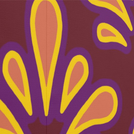 Deco Ploomf Yellow 壁紙 (縫い目)