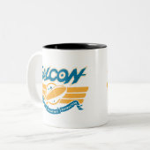 deco_rocket_gold ツートーンマグカップ (正面左)