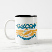 deco_rocket_gold ツートーンマグカップ (左)