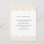 Deco Seigaihaの結婚挿入カード エンクロージャーカード (正面/裏面)