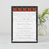 Decofied Roses（結婚式の儀式） 招待状 (スタンド正面)