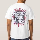 Decolonize Your Minds (Points) Tシャツ (裏面)