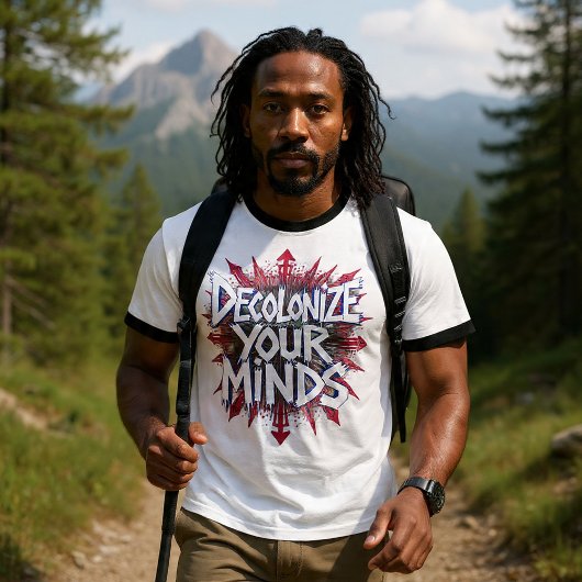 Decolonize Your Minds (Points) Tシャツ