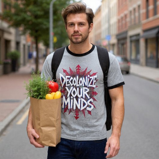 Decolonize Your Minds (Points) Tシャツ