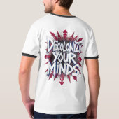 Decolonize Your Minds (Points) Tシャツ (裏面)