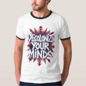 Decolonize Your Minds (Points) Tシャツ (正面)