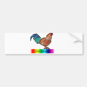DeColoresのオンドリ バンパーステッカー