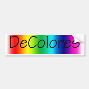 DeColores バンパーステッカー