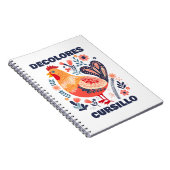 DeColores Cursillo Folk Art Rooster Christian ノートブック (右側)