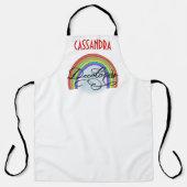 DeColores Cursillo Rainbow Faith Religion エプロン (正面)