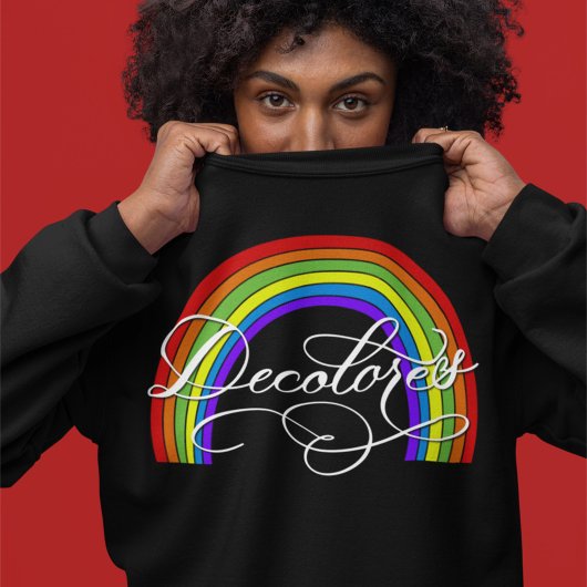 DeColores Cursillo Rainbow Faith Religion スウェットシャツ