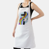 DeColores Cursillo Rainbow With Cross & Peace Dove エプロン (インサイチュ)