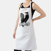 DeColores Cursillo Rooster Silhouette with Banner エプロン (インサイチュ)
