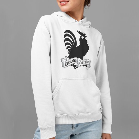 DeColores Cursillo Rooster Silhouette with Banner パーカ