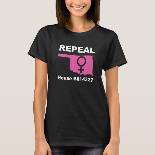 Decomises House Bill 4327 Oklahoma Prepasting Law  Tシャツ (正面)