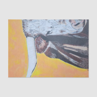 decompageティッシュペーパー、ロングホーン 薄葉紙