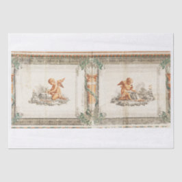 DECOMPAGEティッシュペーパー:ヴィンテージフローラフリーズ 薄葉紙